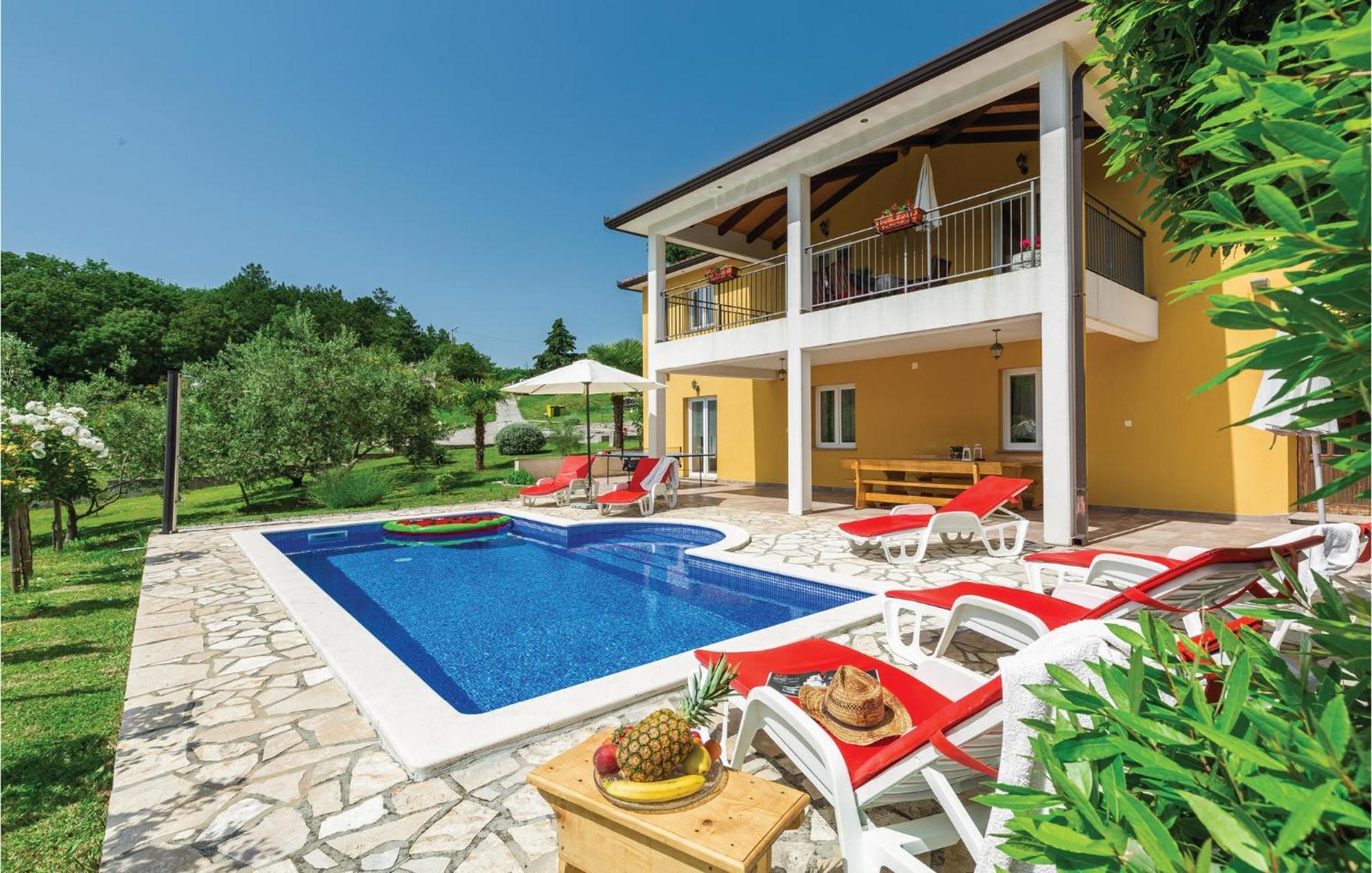4 Bedroom Beautiful Home In Kranjci Raša Dış mekan fotoğraf